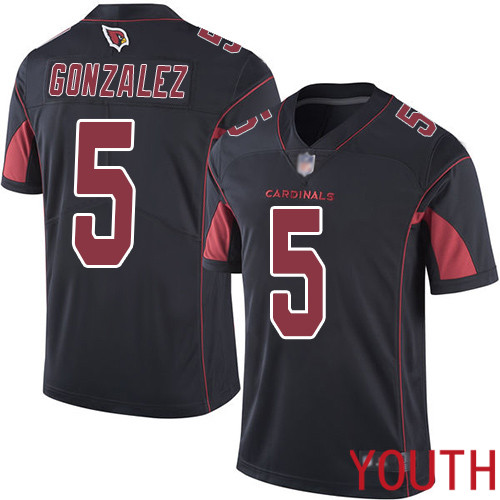 Arizona Cardinals Limited Black Youth Zane Gonzalez Jersey NFL Football #5 Rush Vapor Untouchable